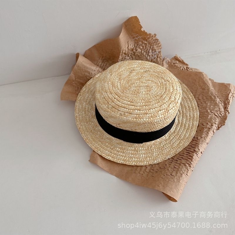 Nón cói có quai cho bé gái, nón cói hè cho bé gái