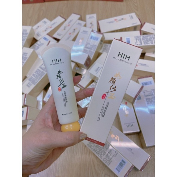 Gel Lột Mụn Thảo Mộc HIH FACIAL BEAUTY MASK Loại Bỏ Mụn Cám, Đầu Đen 60g
