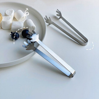 Kẹp Gắp Thức Ăn Đá Viên Đường Cafe Đa Năng Bằng Thép Không Gỉ