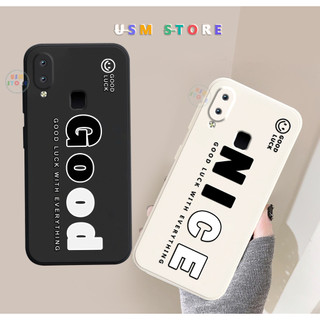 Ốp lưng Vivo V9/Y85/V9 Youth/Y89/Z3X/z1/z1i/z1 Lite, chất TPU dẻo, viền vuông, in chữ NICE GOOD