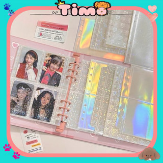  Sheet Đựng Card A5 A4 6 Còng Túi Đựng Ảnh Idol Thần Tượng Set 10 Tấm Timo VPBL05 