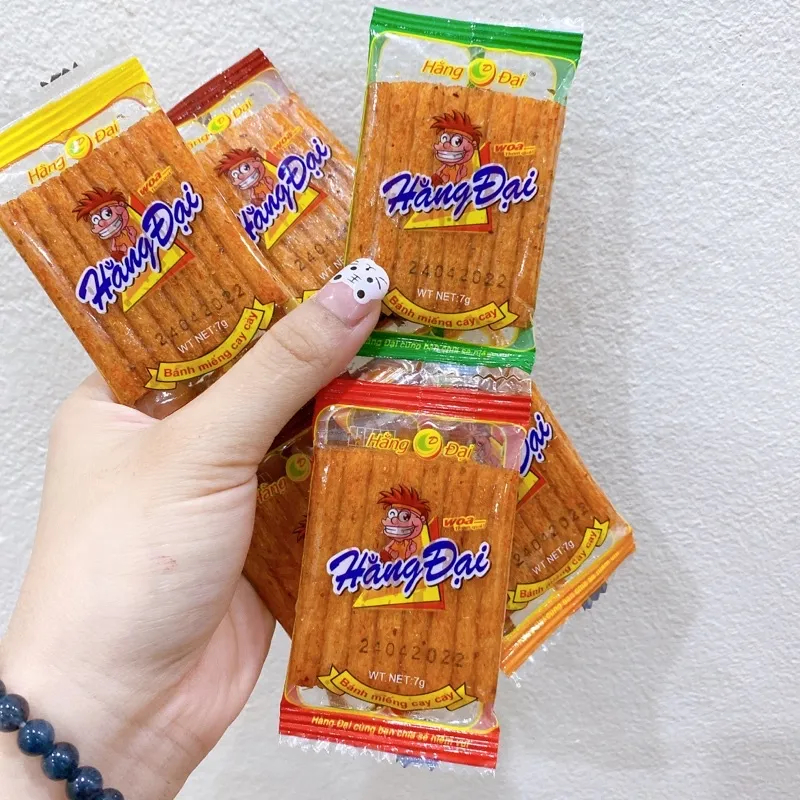 Combo 60 gói snack Sườn dê nướng Hằng Đại vị tuổi thơ siêu cay ăn cùng Bà Kim AVBAKI
