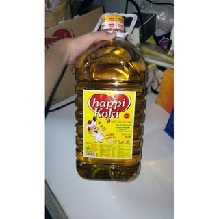 Dầu ăn Happy Koki can 5L