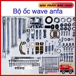 Bộ ốc wave alpha cực đẹp FULL 98% Xi Mạ Nhật Bản