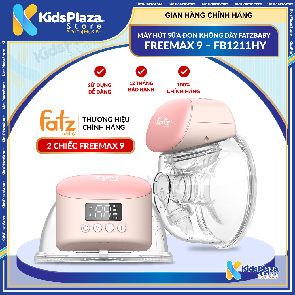 MÁY HÚT SỮA ĐƠN KHÔNG DÂY FREEMAX 9 - BẢO HÀNH CHÍNH HÃNG 12 THÁNG