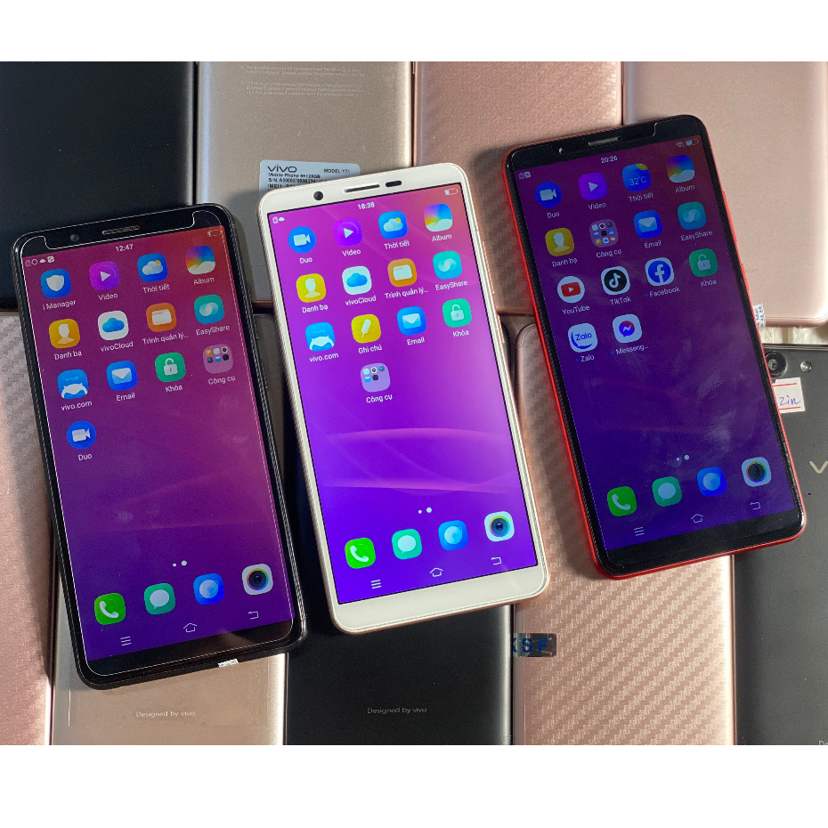 Điện thoại Vivo Y71 2sim 4/64G mới Chính Hãng - Camera Sắc nét, cài Full Zalo Youtube Tiktok