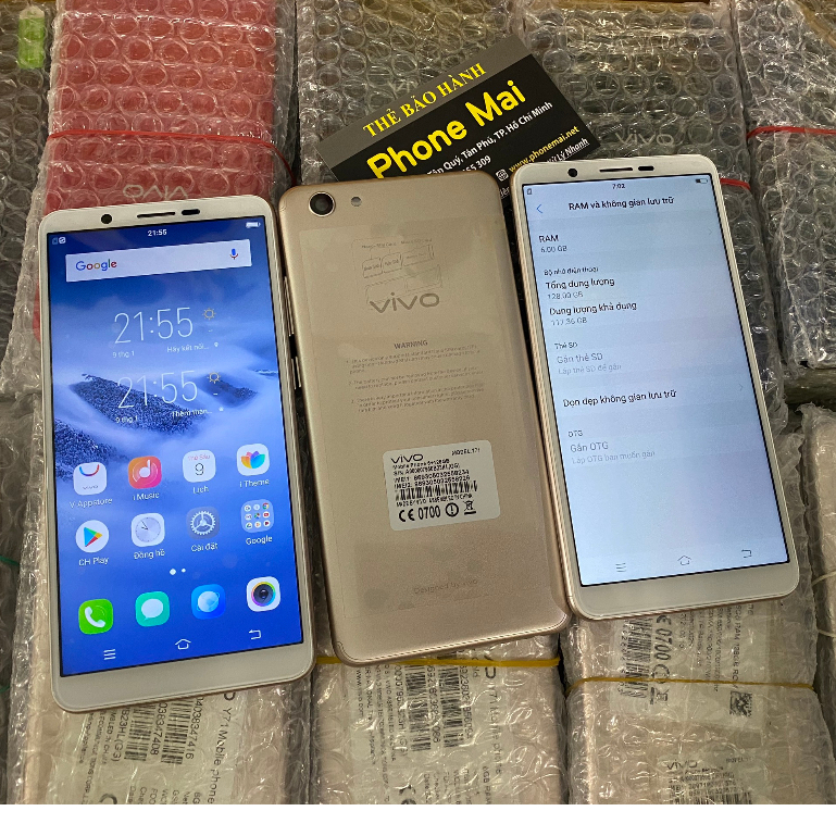 Điện thoại Vivo Y71 2sim 4/64G mới Chính Hãng - Camera Sắc nét, cài Full Zalo Youtube Tiktok