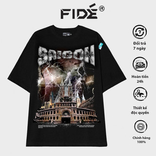Áo thun địa danh SÀI GÒN FIDE phông unisex nam nữ form rộng ulzzang SÀI GÒN