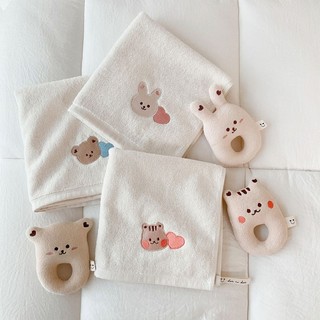 Khăn mặt bông 100% cotton Dot to dot Dottodot cho bé 41 x 41cm