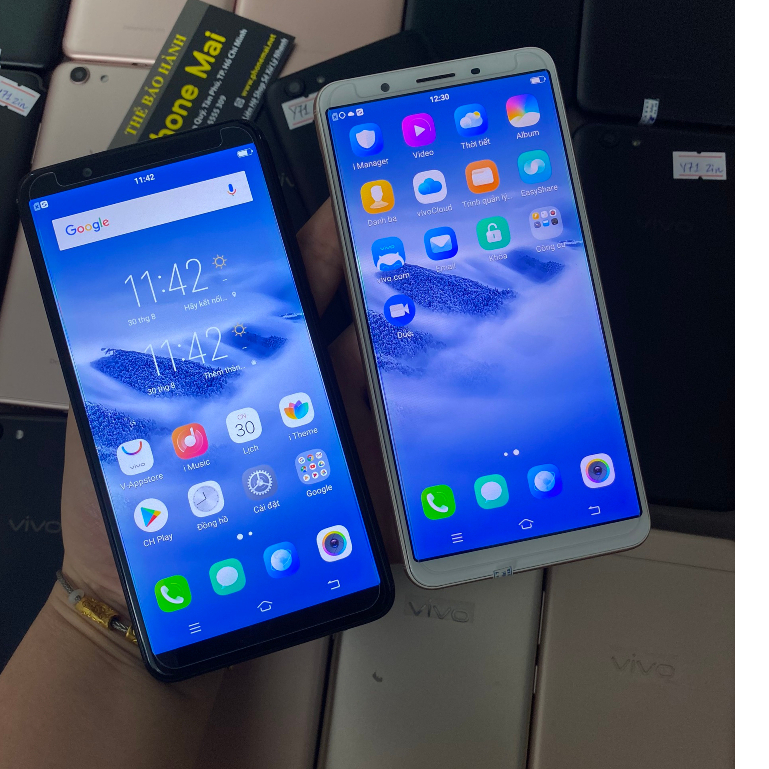 Điện thoại Vivo Y71 2sim 4/64G mới Chính Hãng - Camera Sắc nét, cài Full Zalo Youtube Tiktok