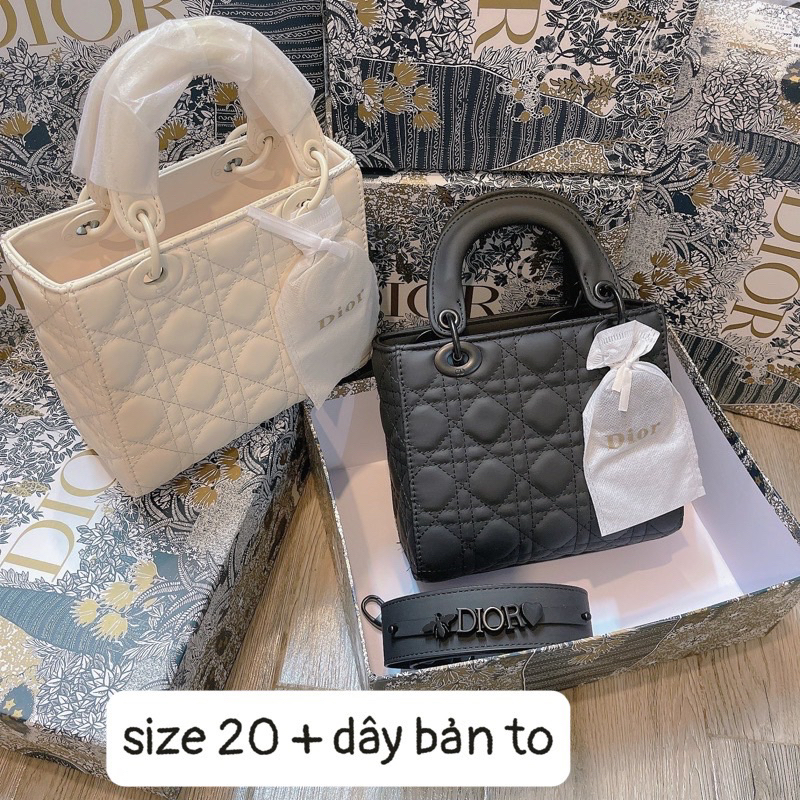 Túi đi ô size 20 bản 5 ô full tag đồng màu dây đeo bản to vỡ hộp