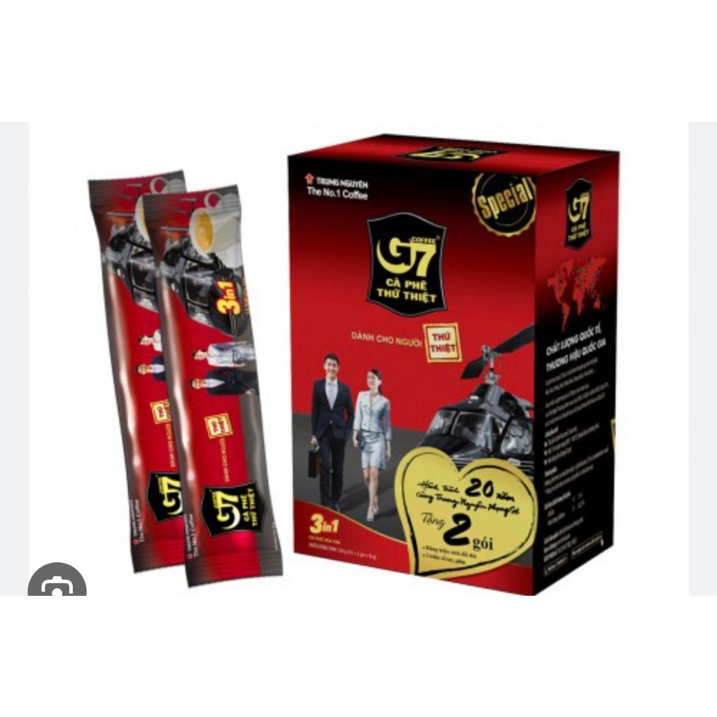 10 gói Cà phê Trung Nguyên G7 gói 16g