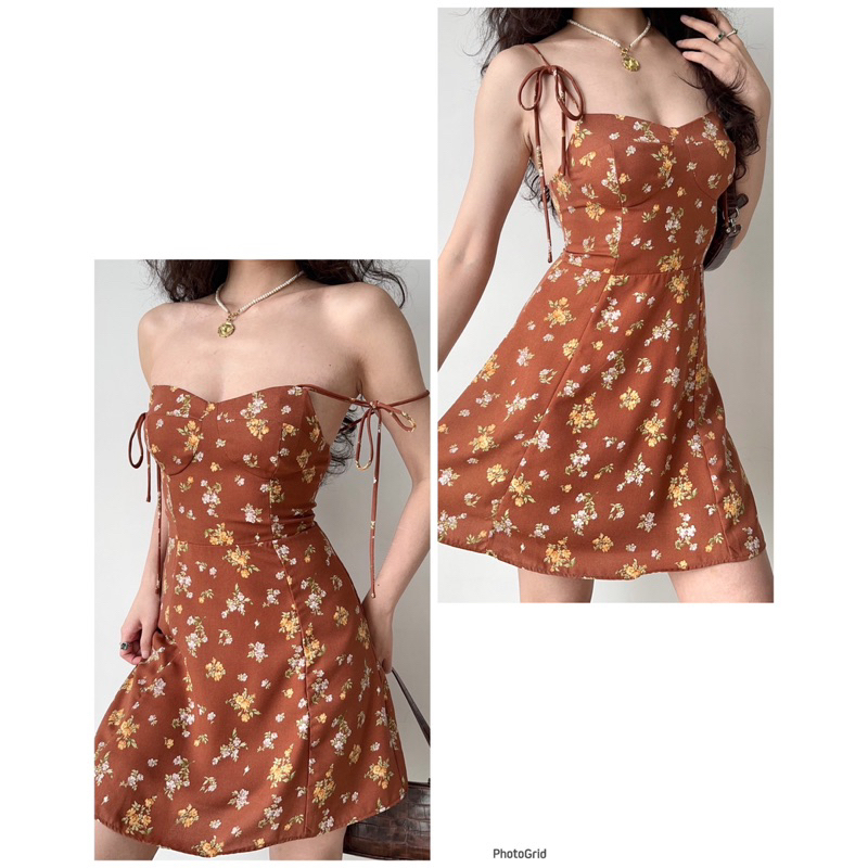 - váy hoa hai dây 10