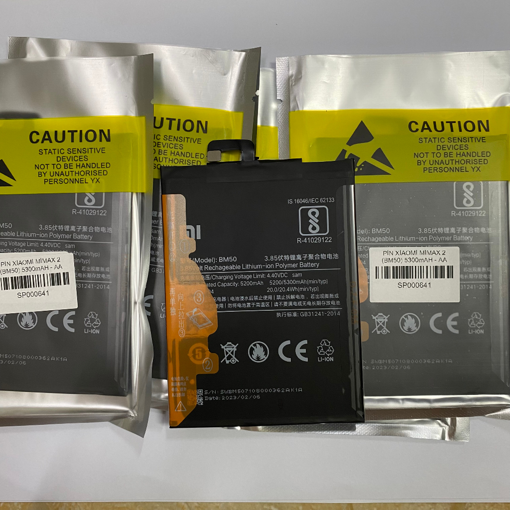 Pin zin Xiaomi Mi Max 2 / Mimax 2  5300mAh loại AA bao test đổi mới