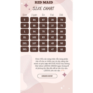 [SẴN]SET MAID ĐỎ CUTE KÈM PHỤ KIỆN