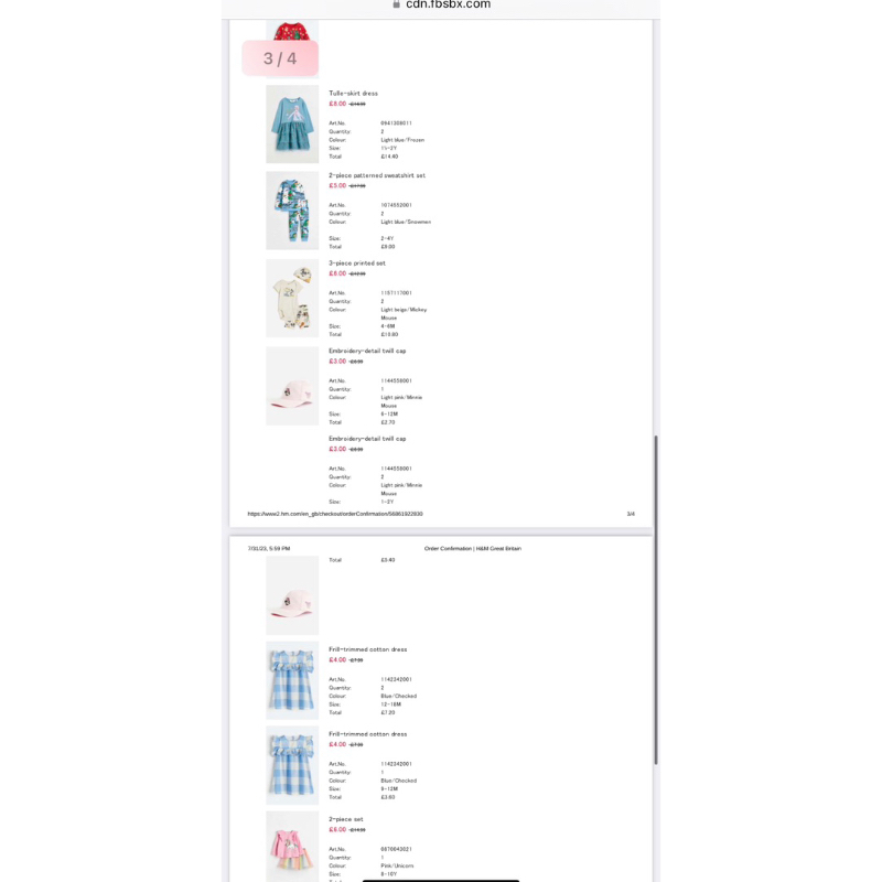 Áo len đỏ xinh hoạ tiết noel cho bé săn sale UK sz 9-12m