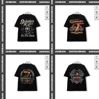 Tổng Hợp Mẫu Áo Thun, Áo Phông Basic Harley Davidson nam nữ Unisex dáng rộng cộc tay cổ tròn [ SHOPAOSAMURAI]