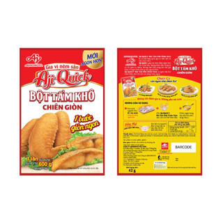 Aji-Quick Bột Tẩm Khô Chiên Giòn (42g/gói)