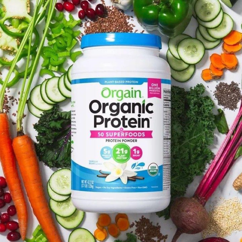 Bột Protein Hữu Cơ Orgain Organic Protein Power (Bột đạm thực vật hữu cơ Mỹ)