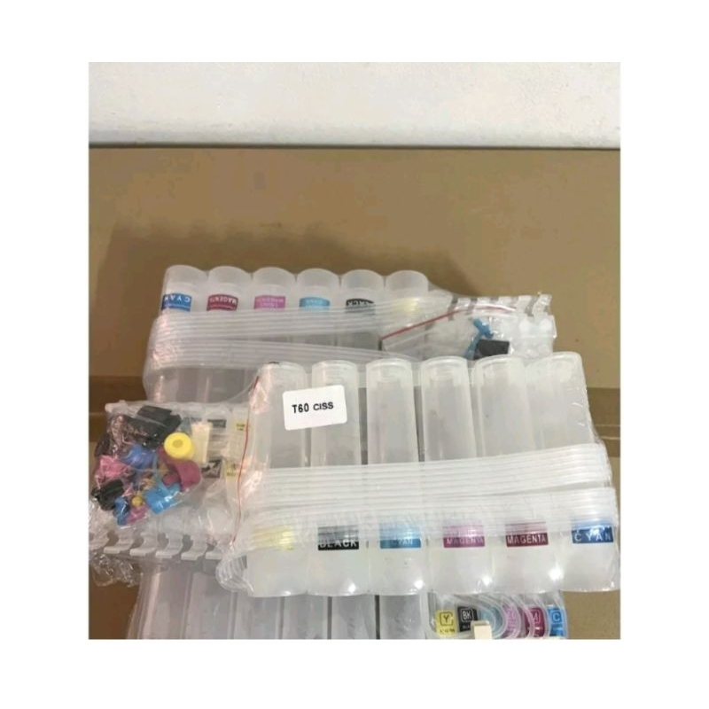 Bộ Tiếp Mực Ngoài -không chip dùng cho máy in epson t60/t50/1390/1430