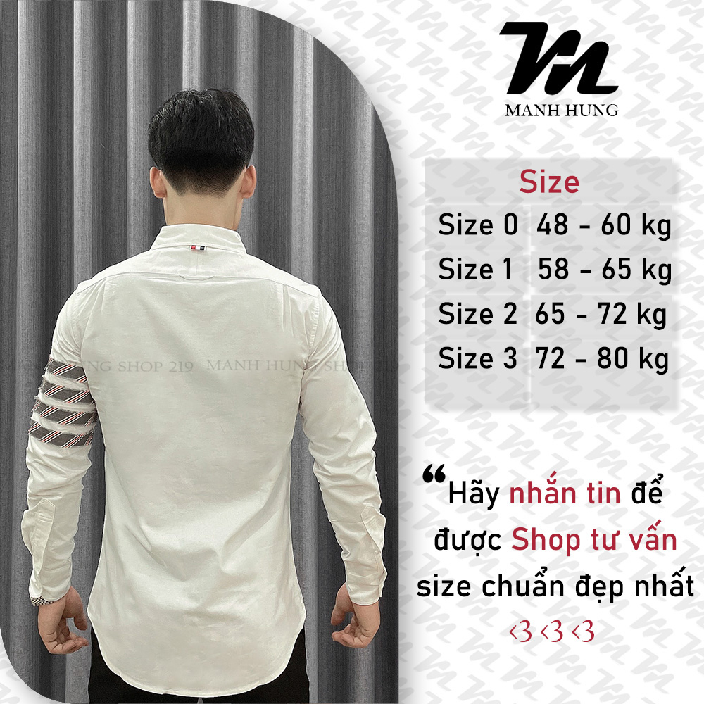 🏆  - Sơ Mi Thom - Sơ Mi Thom Tay Rách Nhẹ Vạch Thêu - Chuẩn Loại 1 Hàng QCCC Manh Hung Shop 219