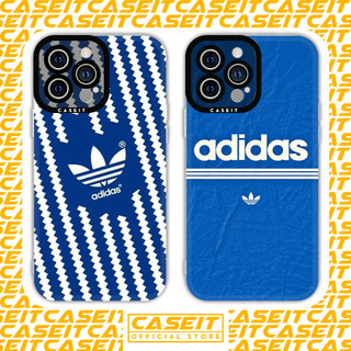 Ốp lưng iphone cạnh vuông Caseit Adidass Sport hiphop Xanh trắng thể thao 8/8plus/x/xs/11/12/13/14/pro/max/plus/promax