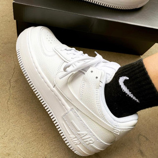 [ CHÍNH HÃNG - CÓ SẴN ] GIÀY NIKE AIR FORCE 1 SHADOW ‘ALL WHITE’ (CI0919-100)