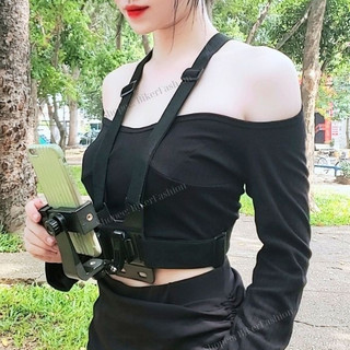 Dây đeo ngực cho điện thoại làm camera hành trình độc đáo