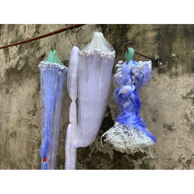 Lưới 3 màn đánh cá dạo cao 2m và 3m, dài 80m .! cở lưới 4p5, 5p, 6p, 7p, 8p, 10p !