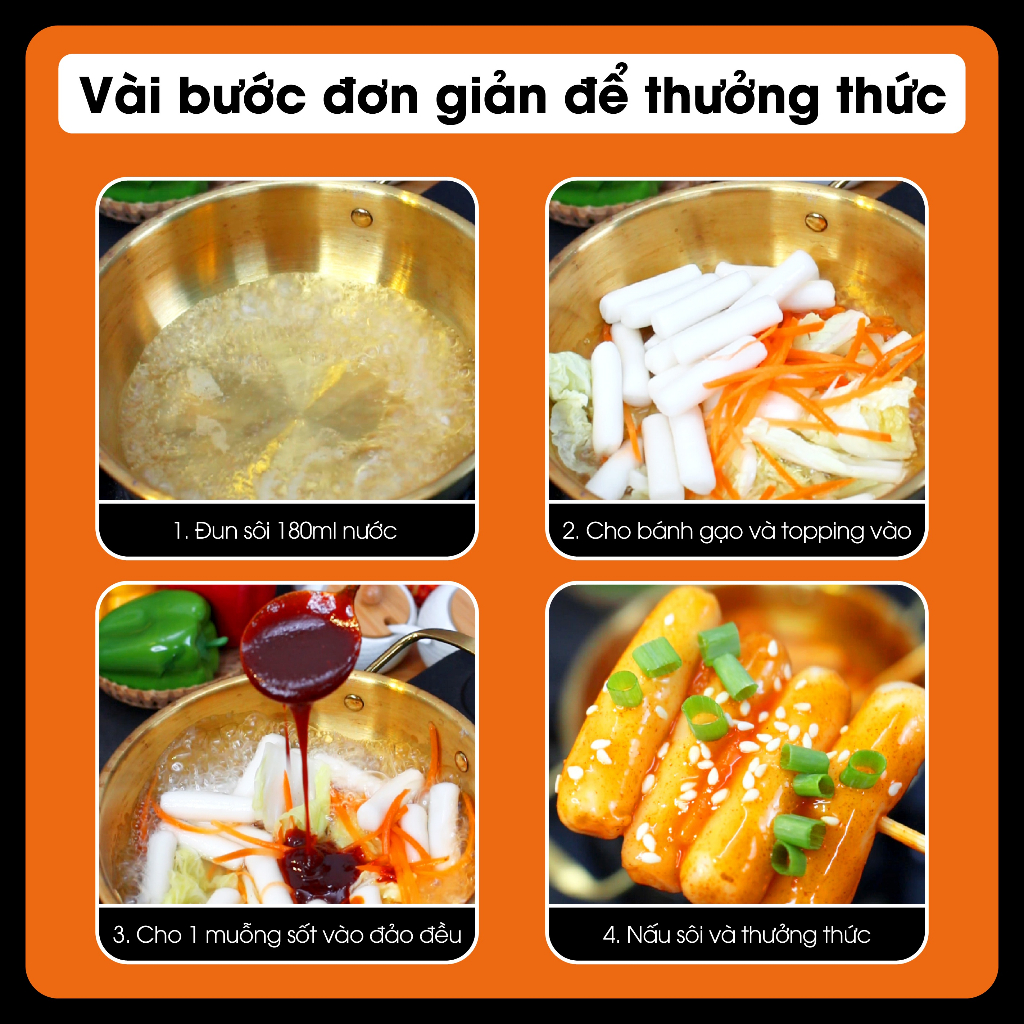 Sốt Bánh Gạo Cay HQ 300g JinJoo