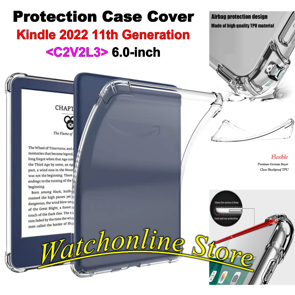 Ốp lưng dẻo chống va đập cho Kindle 2022 , Kindle 11th, Kindle Basic 11th