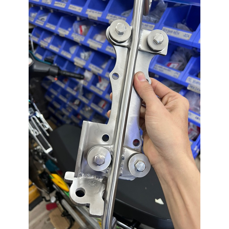 Gác máy 2 tầng inox 304 CTS