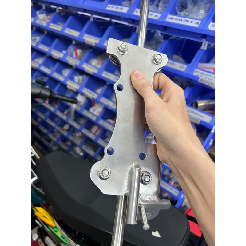 Gác máy 2 tầng inox 304 CTS