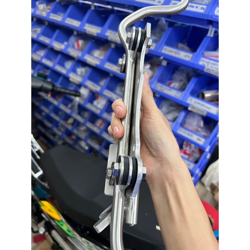 Gác máy 2 tầng inox 304 CTS