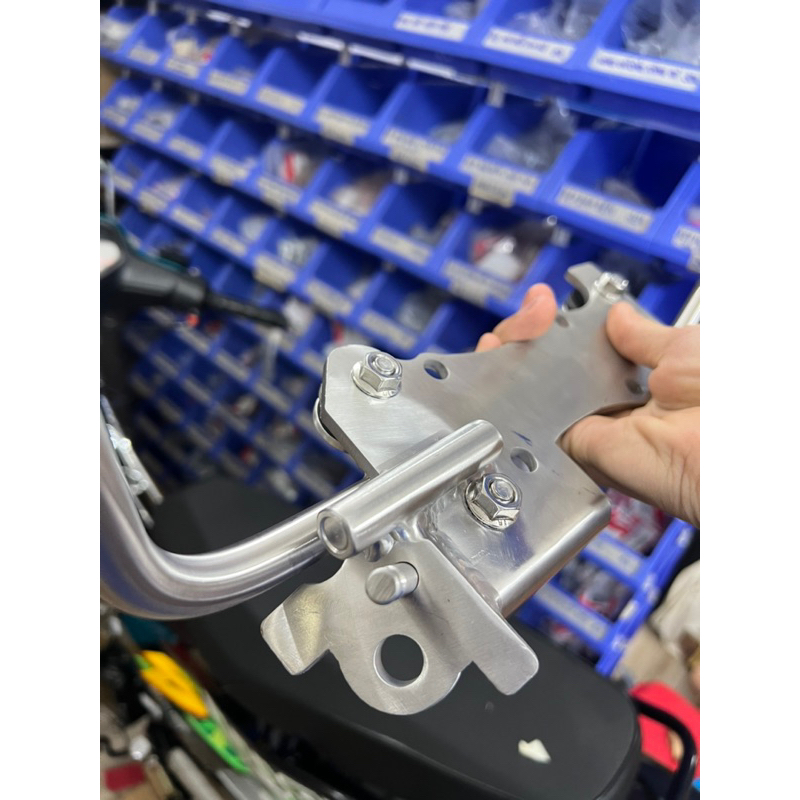 Gác máy 2 tầng inox 304 CTS