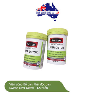 Viên uống Bổ gan, thải độc gan Swisse Liver Detox - 120 viên