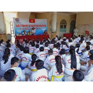 Võ phục Karatedo ✅ Chất liệu kaki cao cấp, dày +Quần áo tập võ, dụng cụ võ thuật phong trào chính hãng