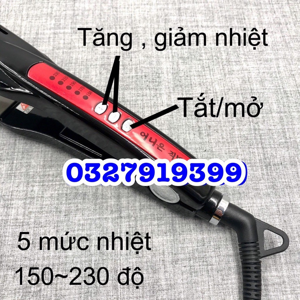 ✅freeship✅ Máy duỗi tóc cao cấp SUPER bản trung 3,5cm