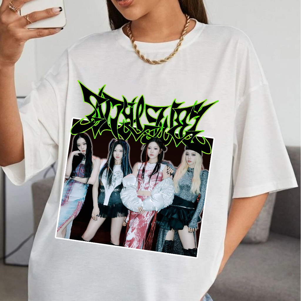 Áo Thun Aespa K-Pop My World Karina, Winter, NingNing, Giselle Unisex Nam Nữ