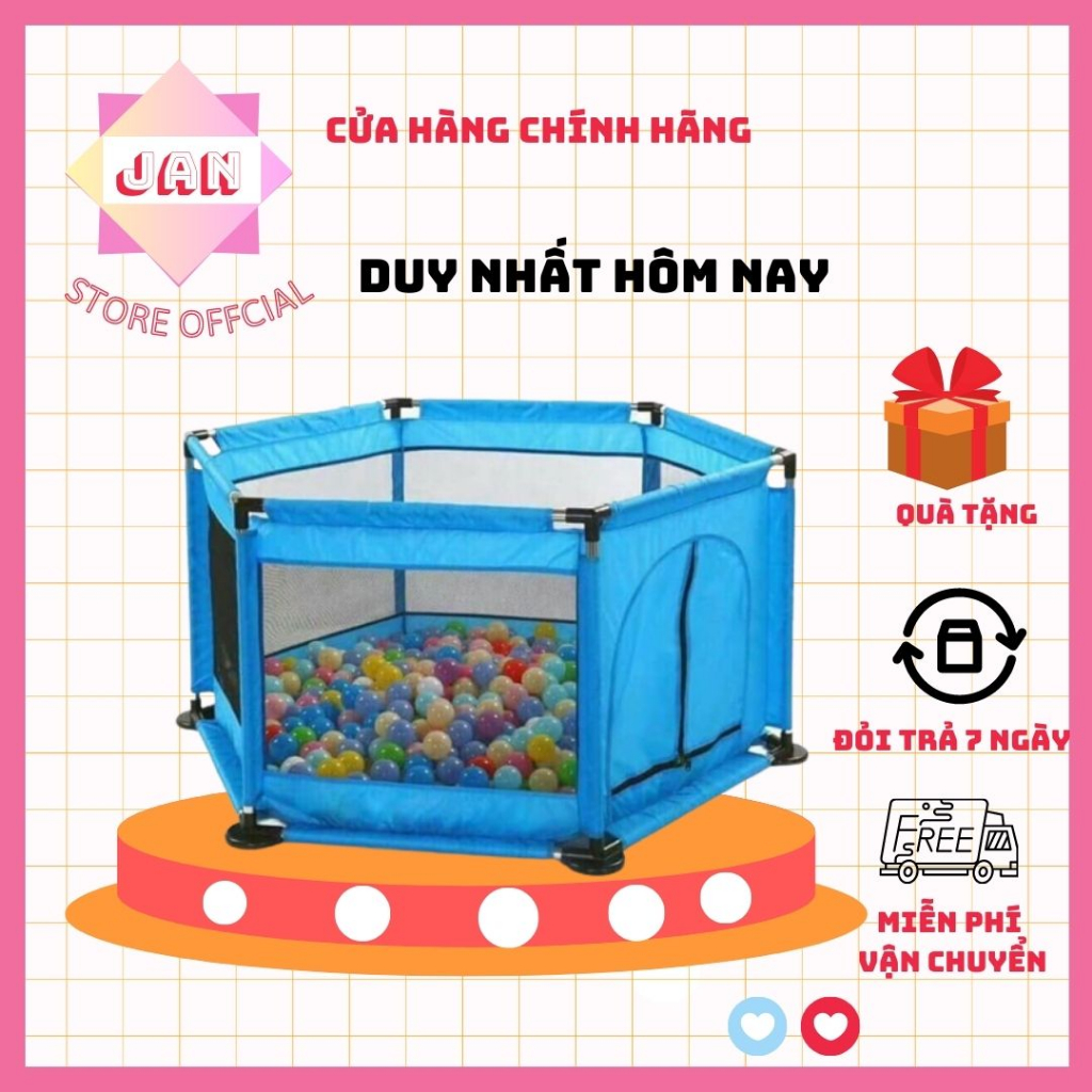 Quây bóng lều chơi bóng cho bé khung inox an toàn, Bảo hành 1 đổi 1, nhà bóng cho bé tặng kèm 10 bóng