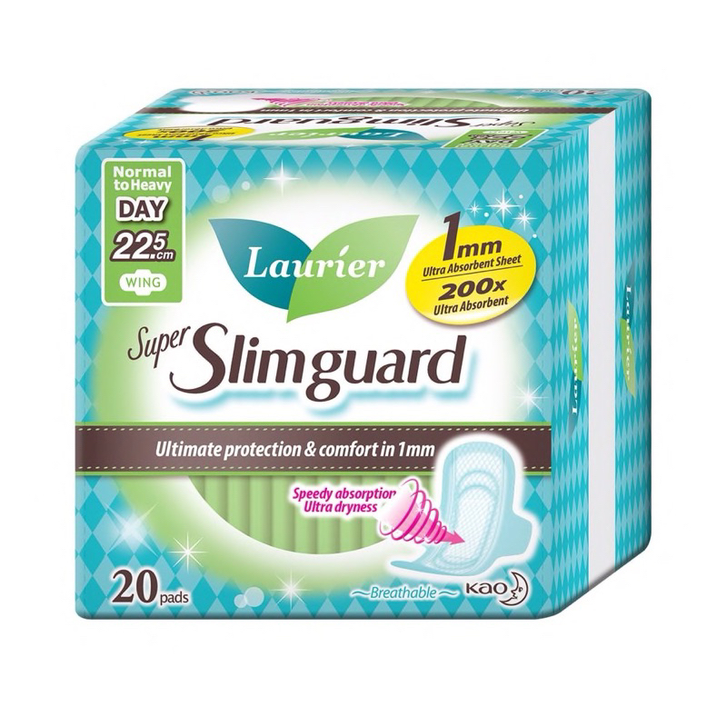 Băng vệ sinh Laurier Slimguard siêu mỏng 1mm