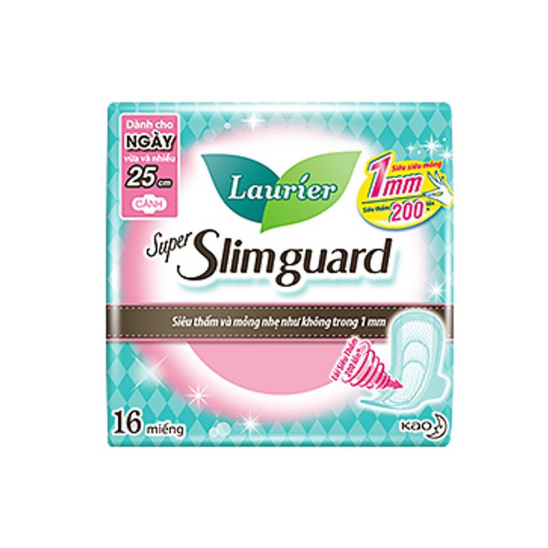 Băng vệ sinh Laurier Slimguard siêu mỏng 1mm