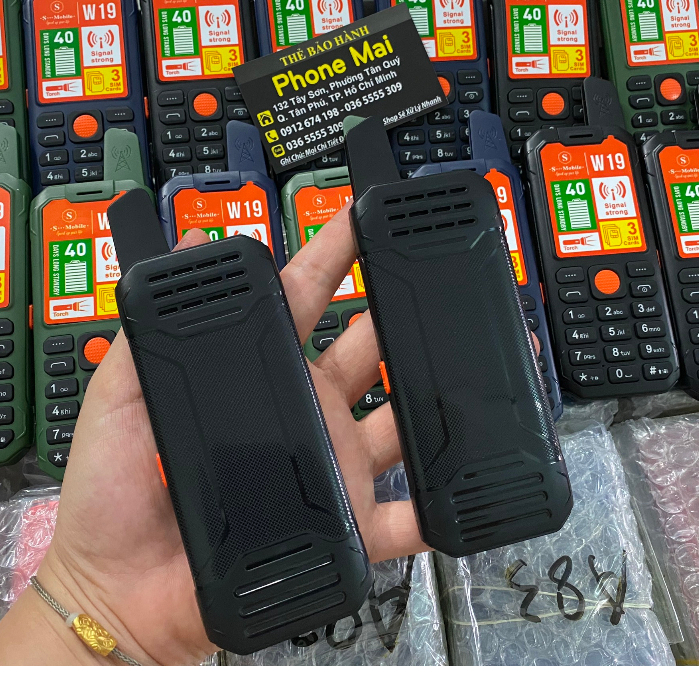 Điện Thoại 3 Sim Mobile W19 Pin Khủng Loa To Giá Rẻ - Bảo Hành 12 Tháng