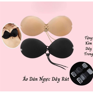 Áo dán ngực dây rút nâng ngực tạo khe dày 3cm