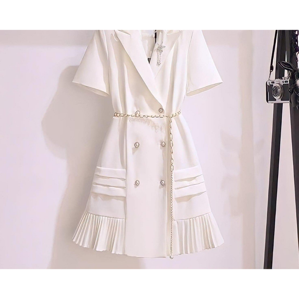 Đầm vest dự tiệc thiết kế đính kết nút sang trọng cao cấp - CAT BOUTIQUE - BD268