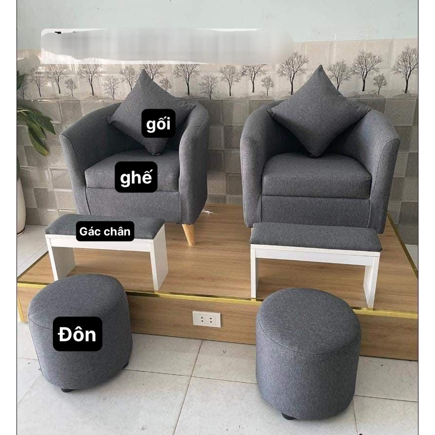 Combo sofa nail, ghế làm nail đơn giản, sofa đơn đọc sách hàng gia công tại xưởng - bảo hành 12 tháng | BigBuy360 - bigbuy360.vn