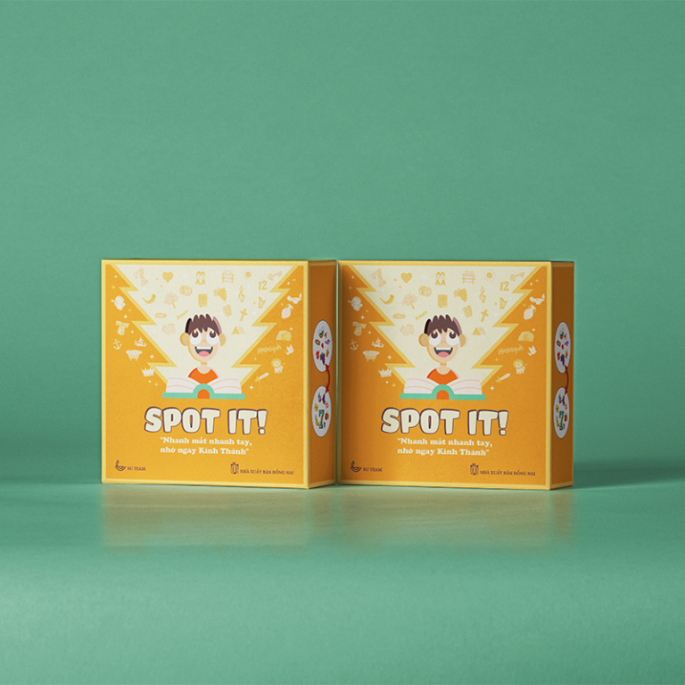 Bộ trò chơi boardgame Spot it - Game vui Cơ Đốc