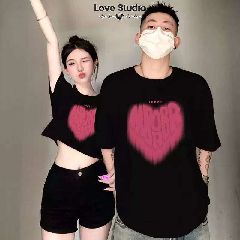 Cặp Áo Thun Đôi Nam Nữ In 5D Gấu Nâu form Unisex Mềm Mịn Dày Dặn Áo Croptop Baby Tee jolieshop