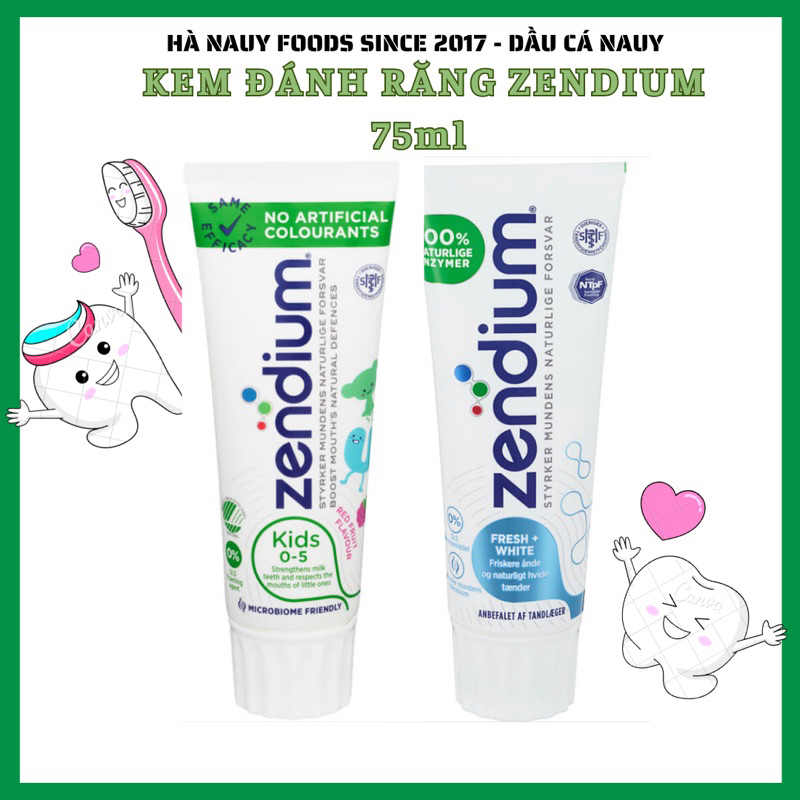 Kem Đánh Răng Bảo Vệ Răng Sữa Zendium Kids 75ml