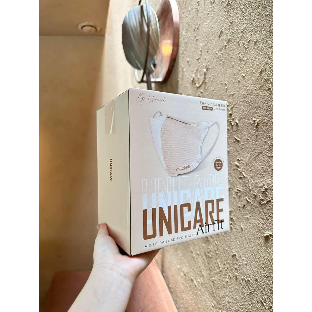 Khẩu trang 6D PRO MASK Airfit UNICARE bản cao cấp chính hãng UNI MASK